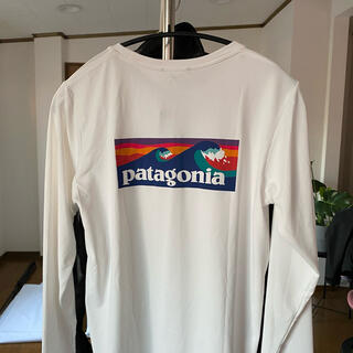 パタゴニア(patagonia)のPatagonia ロンT スイムウェア 白 ホワイト 海用(Tシャツ(長袖/七分))