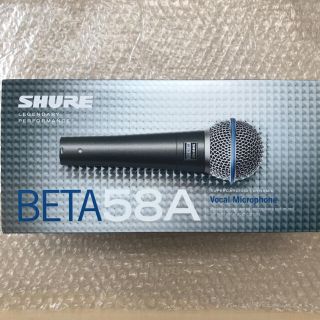 SHURE BETA58A ダイナミック マイクロフォン 新品未使用×4点(マイク)