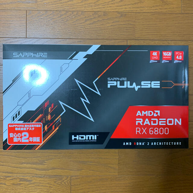 powercolor×3 Sapphire×1 Radeon RX6800PCパーツ