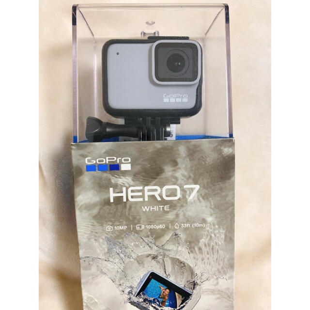 GoPro(ゴープロ)の週末限定お値下げ中GoPro HERO7 White（ゴープロ) スマホ/家電/カメラのカメラ(コンパクトデジタルカメラ)の商品写真