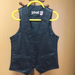 ショット(schott)の【新品】schott レザーベスト S(ベスト)