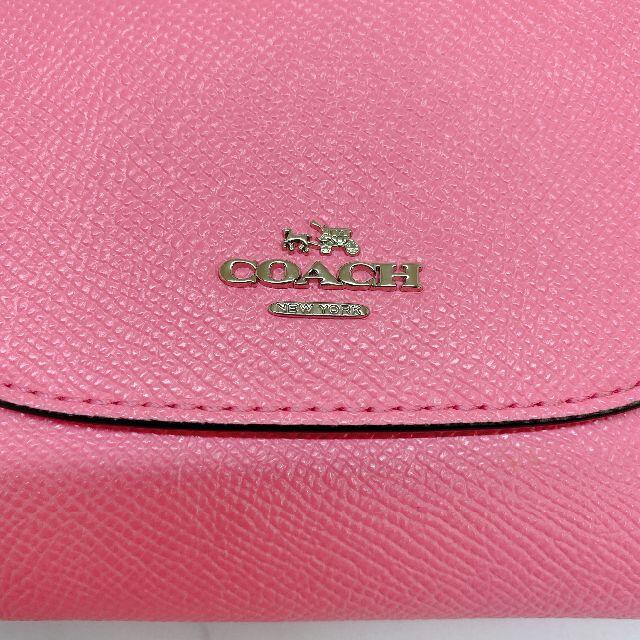 COACH(コーチ)の未使用*超美品 コーチ 三つ折り財布 ボタニカル柄 F25957*ピンク*レザー レディースのファッション小物(財布)の商品写真