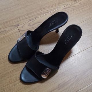 グッチ(Gucci)のグッチミュールGucci Sand Pello S. Cuoio RODIN  (ミュール)