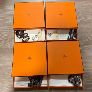 エルメス(Hermes)のエルメス　空箱　スカーフ　カレ　ショップカードつき　リボン(ショップ袋)