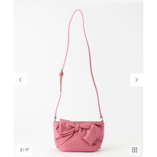 トッカ(TOCCA)のトッカ　RIBBON KNOT MINI BAG ショルダーバッグ(ショルダーバッグ)