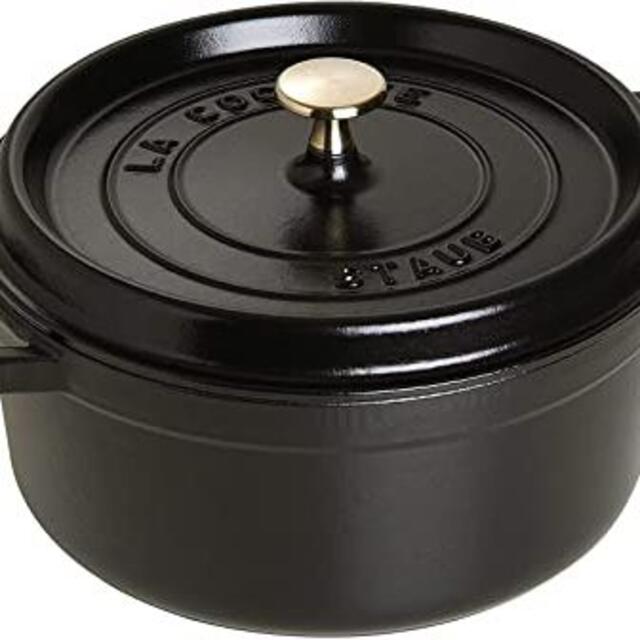 割引購入 ストウブ staub ピコ ココット ラウンドブラック24cm