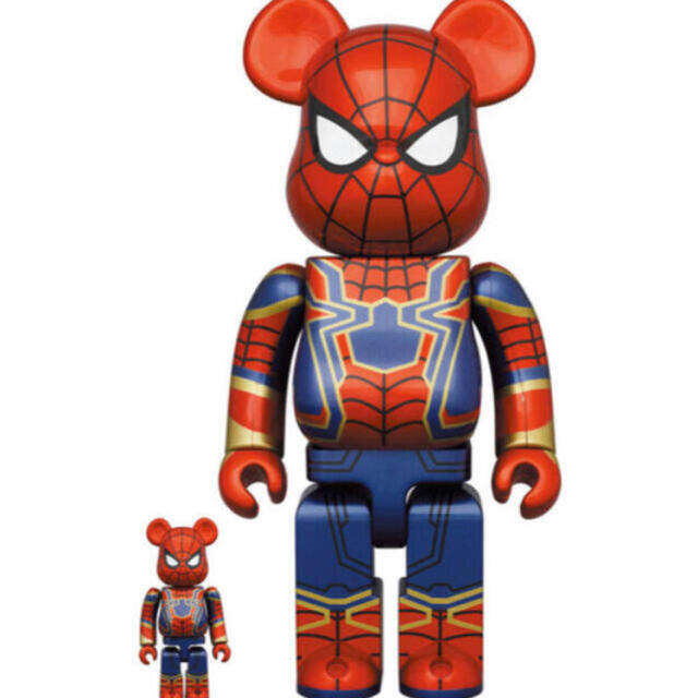 新品BE@RBRICK IRON SPIDER 100％ & 400％