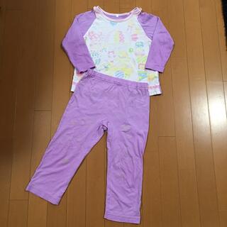 バンダイ(BANDAI)のひみつのここたま　長袖　光るパジャマ　110 保育園　午睡　お昼寝　着替え(パジャマ)