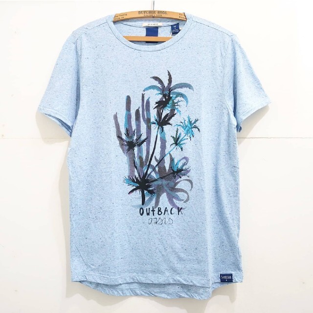 SCOTCH & SODA(スコッチアンドソーダ)のSCOTCH&SODA  スコッチ&ソーダ   ラウンドカットTシャツ  メンズのトップス(Tシャツ/カットソー(半袖/袖なし))の商品写真