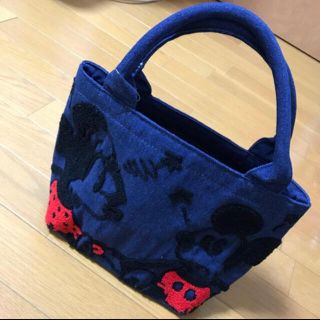 シマムラ(しまむら)のミッキー トートバッグ サガラ刺繍(トートバッグ)