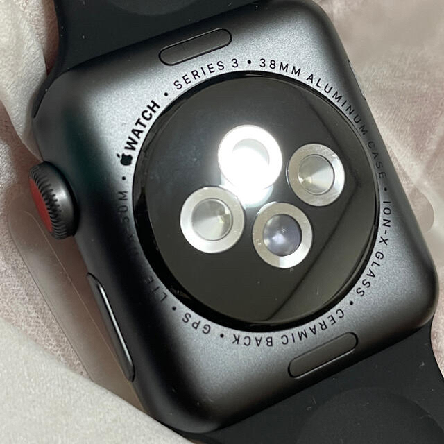 Apple Watch series3 38mm スペースグレイ ジャンク品-