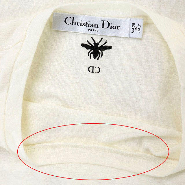 Christian Dior(クリスチャンディオール)のクリスチャンディオール Tシャツ カットソー 半袖 英字プリント レディースのトップス(Tシャツ(半袖/袖なし))の商品写真