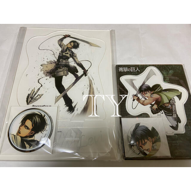 進撃の巨人 ヘキサライド リヴァイ セット アクリルスタンド アクスタ