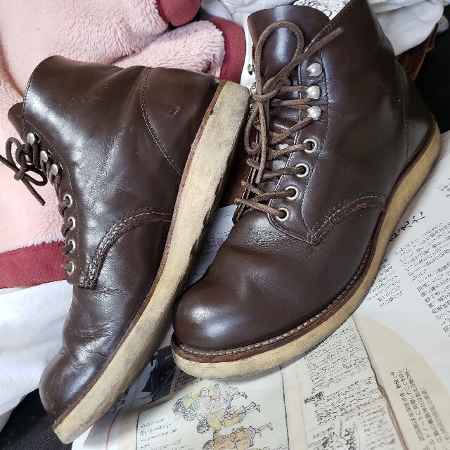 ビンテージ旧羽タグ REDWING レッドウイング 8160 ガラスレザー 8D