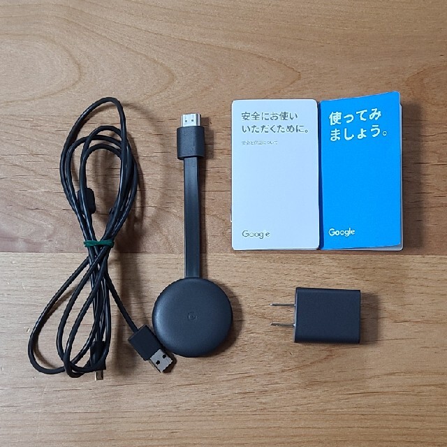 CHROME(クローム)のGoogle Chromecast 第3世代 グレー GA00439-JP スマホ/家電/カメラのPC/タブレット(PC周辺機器)の商品写真