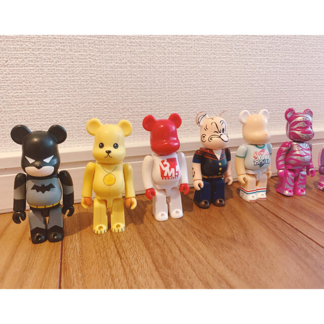 be@rbrick 100% 19体 ポパイ　テディベア　gettryバットマン