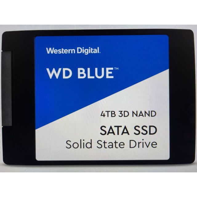 Upto82000サイズSSD WD Blue 3D NAND SATA WDS400T2B0A