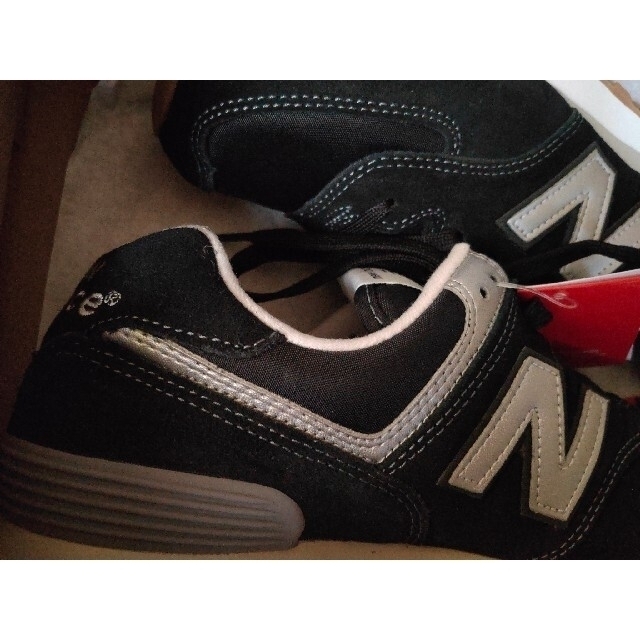 New Balance(ニューバランス)のNB ML574 HRM ブラック グレー レディースの靴/シューズ(スニーカー)の商品写真