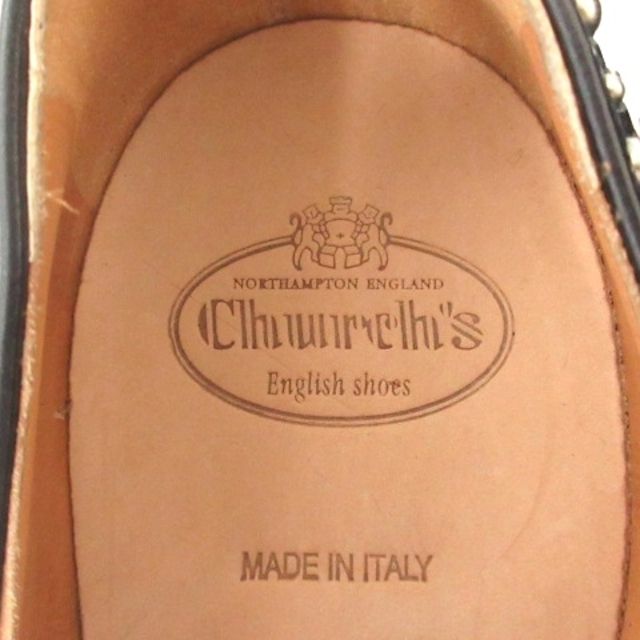 Church's(チャーチ)のチャーチ church's レースアップシューズ スタッズ 黒 ブラック  レディースの靴/シューズ(ローファー/革靴)の商品写真