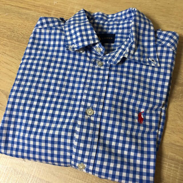 Ralph Lauren(ラルフローレン)のラルフローレン　チェックシャツ　男の子120 キッズ/ベビー/マタニティのキッズ服男の子用(90cm~)(Tシャツ/カットソー)の商品写真