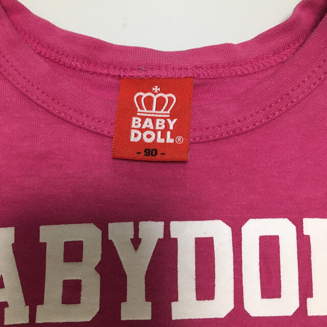 BABYDOLL(ベビードール)のBABY DOLL Tシャツ90 キッズ/ベビー/マタニティのキッズ服女の子用(90cm~)(Tシャツ/カットソー)の商品写真