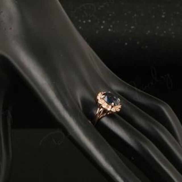 指輪 18K RGP ダイヤ CZ カラーストーン リング gu1363e レディースのアクセサリー(リング(指輪))の商品写真