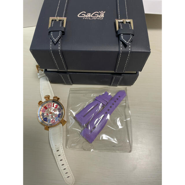 GaGa 腕時計の通販 by ポポ 's shop｜ガガミラノならラクマ MILANO - ガガミラノ クロノ48 定番得価