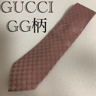 グッチ(Gucci)の美品【GUCCI ネクタイ】GG柄　オールドグッチ(ネクタイ)