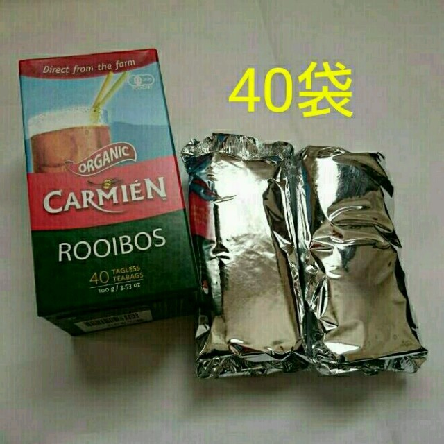 未開封★40袋 100g オーガニック 有機ルイボス茶 コストコ 食品/飲料/酒の飲料(茶)の商品写真