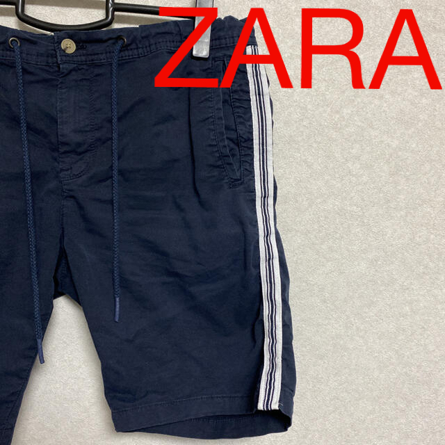 ZARA(ザラ)のZARA　ショートパンツ メンズ ハーフパンツ　サイドラインパンツ メンズのパンツ(ショートパンツ)の商品写真