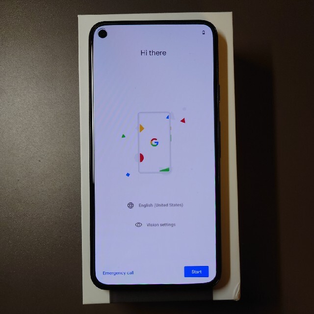 Google Pixel(グーグルピクセル)のPixel5 Google Store SIMフリーモデル Just Black スマホ/家電/カメラのスマートフォン/携帯電話(スマートフォン本体)の商品写真