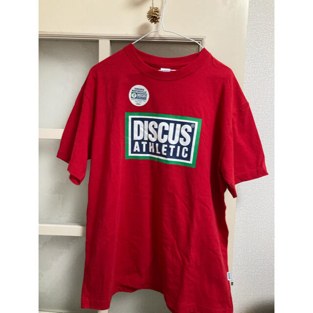 DISCUS(ディスカス)のDISCUS Tシャツ レッド メンズのトップス(Tシャツ/カットソー(半袖/袖なし))の商品写真