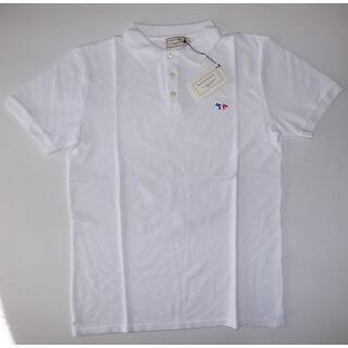 メゾンキツネ(MAISON KITSUNE')のmaison kitsune キツネ trico ポロシャツ white L(ポロシャツ)