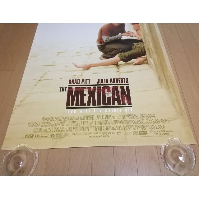 MEXICAN 映画ポスター　アルミフレーム付き　メキシカン　ブラットピット MEXICAN 映画ポスター アルミフレーム付き メキシカン ブラットピット