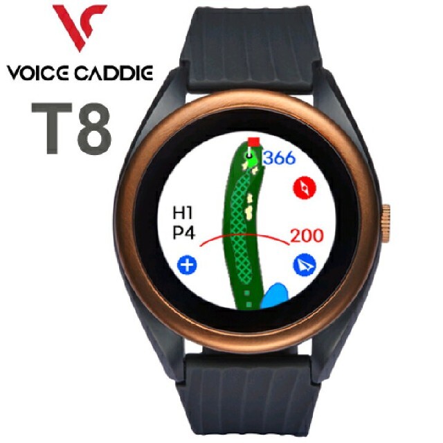 【新品】Voice Caddie T8 ボイスキャディーT8 腕時計型ゴルフナビ