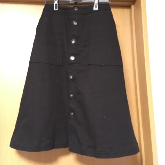 JEANASIS(ジーナシス)の黒のロングスカート レディースのスカート(ロングスカート)の商品写真