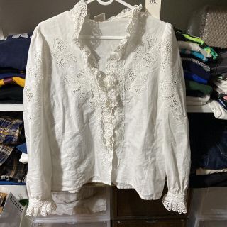 ロキエ フリルブラウス シャツ/ブラウス(レディース/長袖)の通販 100点 ロキエ フリルブラウス シャツ/ブラウス(レディース/長袖)の通販 100点