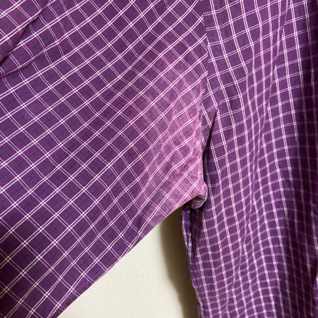POLO RALPH LAUREN(ポロラルフローレン)のポロ ラルフローレン チェックシャツ 長袖 パープル 紫 アメカジ  POLO メンズのトップス(シャツ)の商品写真