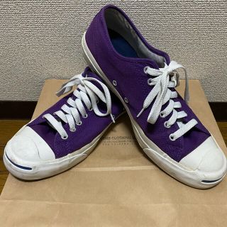 コンバース(CONVERSE)のjack purcell パープル　converse(スニーカー)