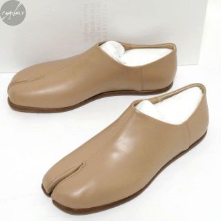 マルタンマルジェラ(Maison Martin Margiela)の21SS メゾンマルジェラ レザー 足袋 シューズ ベージュ 41 新品 タビ(その他)