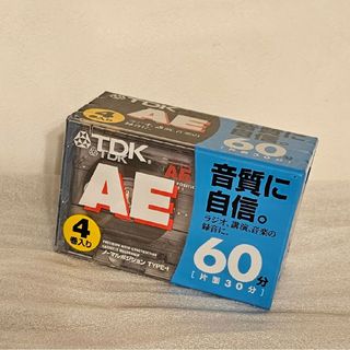 ティーディーケイ(TDK)のTDKカセットテープ AE 60分4巻パック AE-60X4G(その他)