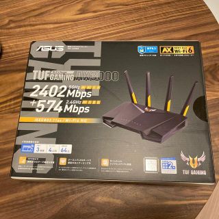 エイスース(ASUS)のTUF AX3000 ASUS WiFi6対応 無線 ルーター(PC周辺機器)