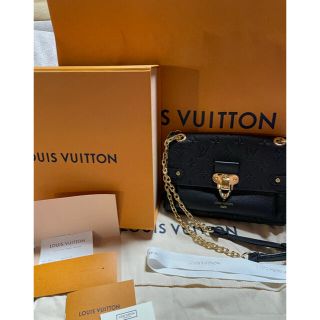 ルイヴィトン(LOUIS VUITTON)のルイヴィトン　ヴァヴァンbb ノワール　アンプラント　美品(ハンドバッグ)