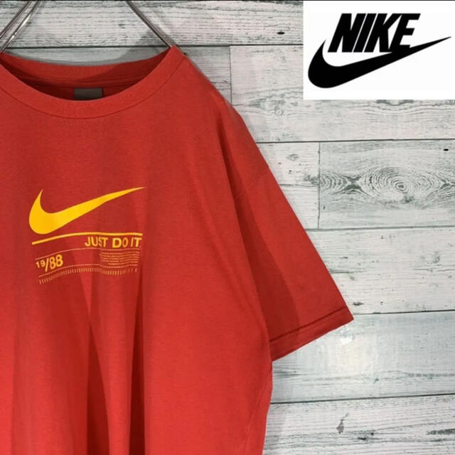 NIKE(ナイキ)の《ビッグロゴ》激レア NIKE ナイキ スウッシュロゴ Tシャツ 古着 メンズのトップス(Tシャツ/カットソー(半袖/袖なし))の商品写真