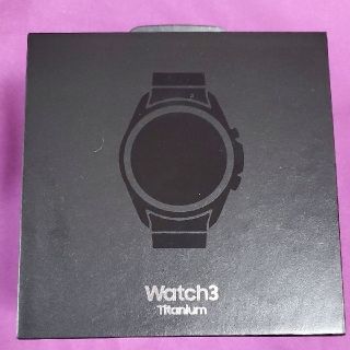 ギャラクシー(Galaxy)の新品未開封　galaxy watch 3 titanium(腕時計(デジタル))