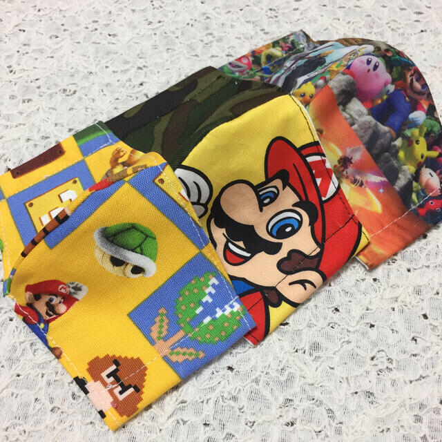 マリオ インナーマスク   ハンドメイドのキッズ/ベビー(外出用品)の商品写真