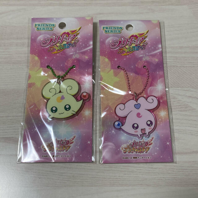 プリキュア プリティストア限定 フレンズアクリルキーチェーン ムープ&フープ エンタメ/ホビーのアニメグッズ(キーホルダー)の商品写真