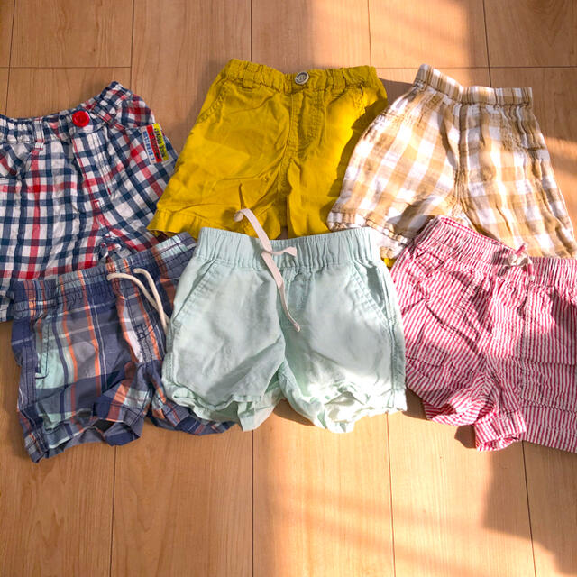 babyGAP(ベビーギャップ)のハーフパンツ  ショートパンツ　6枚　セット　80cm キッズ/ベビー/マタニティのベビー服(~85cm)(パンツ)の商品写真