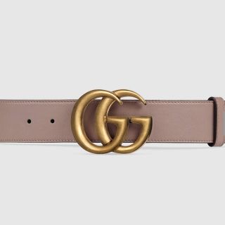 グッチ(Gucci)のGUCCI レザーベルト(ダブルGバックル)(ベルト)