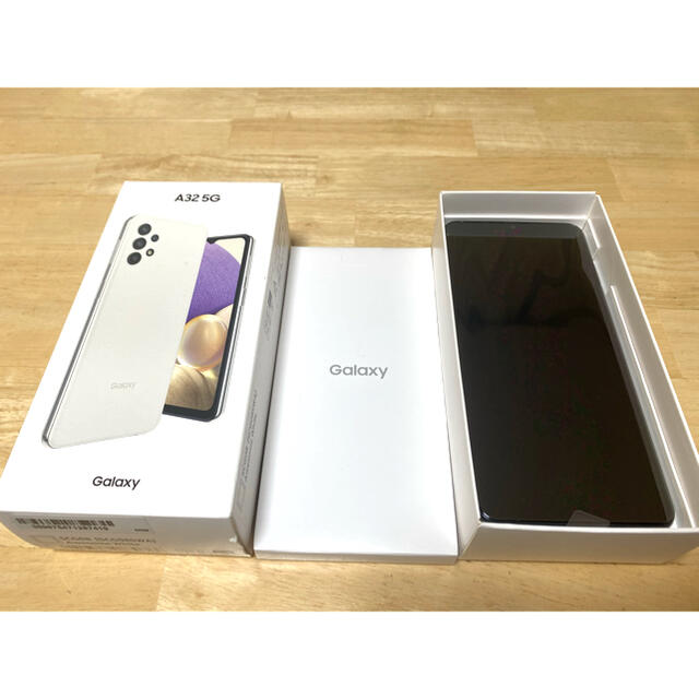 【新品未使用】Galaxy A32 5G ホワイト/SIMロック解除済